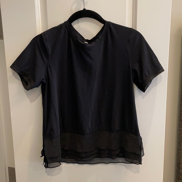 lululemon athletica Tops - Black Lululemon Short Sleeve Workout Top
